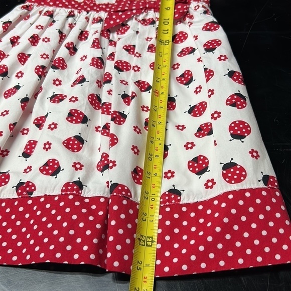 Gymboree beetle bug summer dress size 7 peplum style - Picture 8 of 11